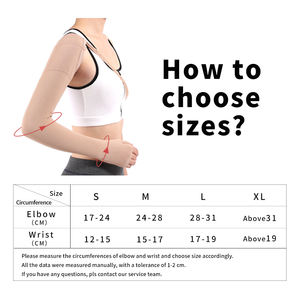 <span class=keywords><strong>Manchon</strong></span> <span class=keywords><strong>de</strong></span> <span class=keywords><strong>Compression</strong></span> <span class=keywords><strong>de</strong></span> <span class=keywords><strong>bras</strong></span> <span class=keywords><strong>de</strong></span> pansement tubulaire pour <span class=keywords><strong>œdème</strong></span> lymphatique soutien du membre supérieur Fixation <span class=keywords><strong>de</strong></span> la Circulation attelle <span class=keywords><strong>de</strong></span> coude/genouillères - Product Image 4