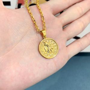 Colgantes y Dijes de Moda Chapados en Oro de 24K, Collar con Logotipo Personalizado y Patrón, Material de Latón para Exhibición de Insignias - Product Image 6