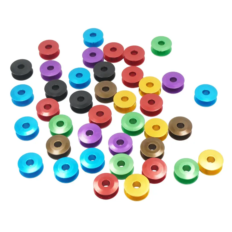 구멍 자수 기계 반토 감개틀 다색 색깔 없는 산업 재봉틀 다채로운 알루미늄 감개틀