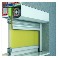 Persiana seguridad aluminio motorizada aislada alto rendimiento, antirrobo protección tormentas, ventana, mayorista