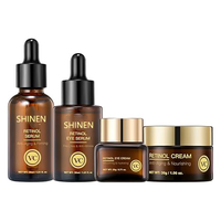 Kit de soin de la peau au rétinol, mini crème d'essence faciale, traitement des yeux, hydratant, anti-âge, ensemble de soins de la peau
