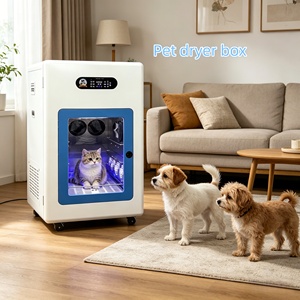 Sèche-cheveux intelligent pour animaux <span class=keywords><strong>de</strong></span> compagnie avec boîte <span class=keywords><strong>de</strong></span> séchage automatique et technologie <span class=keywords><strong>de</strong></span> flux d'air haute vitesse - Product Image 1