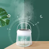 2022 уникальный настольный распылитель холодного тумана для дома, мини USB Ультразвуковой Двойной перезаряжаемый увлажнитель