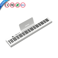 Piano numérique pliable KONIX PJ88C à 88 touches, clavier électronique MIDI portable, instrument de musique pour la vente en gros OEM ODM