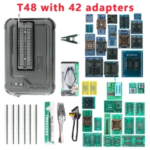 Programmateur universel XGecu T48 V11.2 TL866II Plus + 42 adaptateurs Minipro TL866 Nand Flash AVR <span class=keywords><strong>PIC</strong></span> Bios USB - Product Image 1
