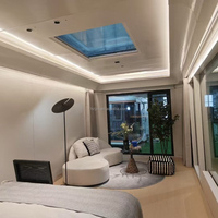 Maison modulaire en capsule d'acier imperméable et portable, maison miniature glamour, mini-casa, maisonnette sur roues