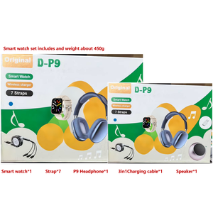 Montre connectée ZongX D-P9 7 bandes, Reloj Montre Connecte 8 1, suivi de la forme physique et du sommeil, fonctionnement Android, IP67, mini haut-parleur - Product Image 2