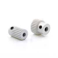 Pabrik 0.5 20T sampai 60T logam campuran Boss Motor Gear kecil aluminium Spur Gear