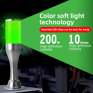 Nhm 24V Strobe Chiếu Sáng tháp tín hiệu màu xanh lá cây nhựa đèn hiệu đèn chỉ thị LED cơ sở CNC Máy khắc cảnh báo - Product Image 4