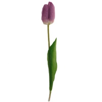 Bunga buatan Penjualan laris, simulasi dekorasi pernikahan meja makan rumah tulip sentuhan nyata pelembab kelas atas