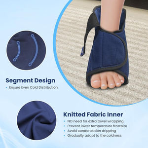 Sepatu kaki Gel kompres terapi panas & dingin Gel pendingin es untuk pengobatan <span class=keywords><strong>Achilles</strong></span> Tendon & Plantar Fasciitis - Product Image 3