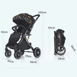 Carriola Portátil para Bebé Kidilo, Ligera y Compacta, Plegable, con Mango Reversible - Product Image 6