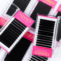 Extensions de cils en cachemire vegan faites à la main de qualité supérieure, sans cruauté, fournitures en gros, plateaux de cils individuels pour volume, extensions de cils