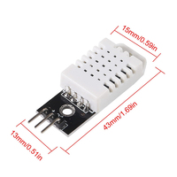 DHT22/AM2302 modul Sensor temperatur dan kelembapan Digital, Sensor pengganti SHT11 SHT15 UNTUK Arduino