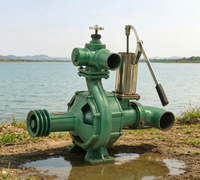 Pompe d'irrigation à double turbine, surpression en deux étapes, haute pression, pour grands réseaux d'irrigation