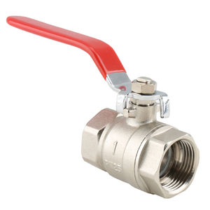 Válvulas de Bola de Agua de Latón Niquelado de 1/2 Pulgada PN25 BSP con Manija, Personalización OEM de Fábrica BMAG - Product Image 5