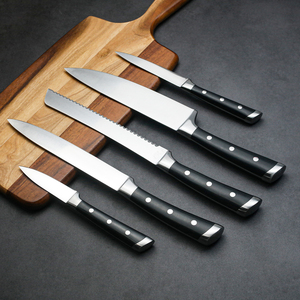 Cuchillos y accesorios de Chef de acero inoxidable de alta calidad profesional de 8 pulgadas Cuchillo de Chef con mango negro ABS de acero inoxidable - Product Image 5