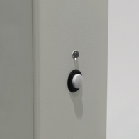 Calentador de Ambiente de Cerámica y Aluminio de 2000 W, Blanco, de Pared, con Calefacción por Inercia, Temporizador Digital Programable, Pantalla LCD Negra, Botón Táctil