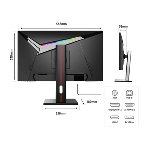 Moniteur de jeu robuste pour PC Gamer 360 Hz, 27 pouces, ordinateur de bureau personnalisé, PC Gamer et ordinateur robuste de haute qualité - Product Image 4