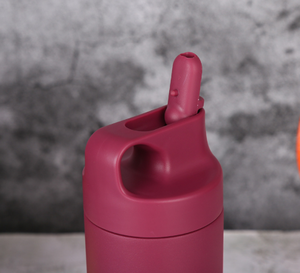 550毫升学校无双酚a保温水瓶，带吸管，不锈钢运动水杯烧瓶宽口旅行保温杯 - Product Image 5