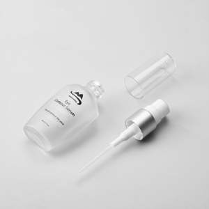 2024 Nouveau produit Logo personnalisé <span class=keywords><strong>Premium</strong></span> 30ml Bouteille de pompe à poudre en verre avec PP AS pour les produits de beauté - Product Image 2