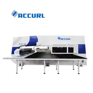 ACCURL Cnc Turret Punch Dies Cnc Punching Machine Steel Metal Punch Machine for Sale 10 Mechanical Provided Customization