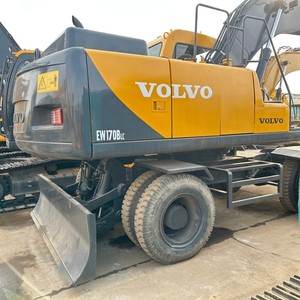 Excavadora de ruedas <span class=keywords><strong>Volvo</strong></span> <span class=keywords><strong>EW170</strong></span> usada de alta calidad con motor de núcleo Componentes de motor y bomba Buen Estado - Product Image 4