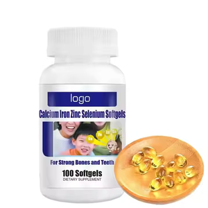 Suplemento de tableta masticable de etiqueta privada con calcio, hierro, zinc, selenio para adolescentes, ingredientes naturales - Product Image 1