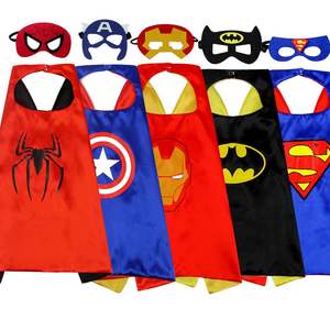 Cape et masque de super-héros en polyester fabriqués en Chine pour enfants - Product Image 2
