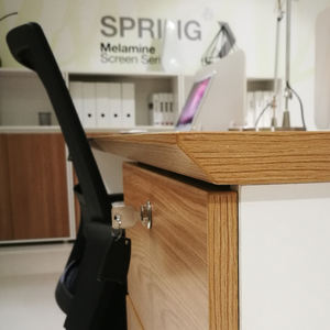 Ofis mobilyaları özellikleri sac ahşap malzeme ofis bilgisayar masası tasarım küçük masa ev masaüstü bilgisayar masa - Product Image 4