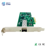 Carte réseau Smart Encryption 1G à port fibre unique avec puce Inter I210IS