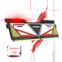 PUSKILL Usine Vente en gros Mecha Heatsink DDR4 8GB 16GB 32GB Mémoire RAM 2666Mhz 3200Mhz Mémoire pour ordinateur de jeu de bureau