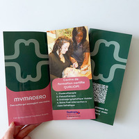 Vente en gros de prospectus en papier couché brillant mat de haute qualité, impression couleur, pliage en trois, format A4, brochures personnalisées, dépliants
