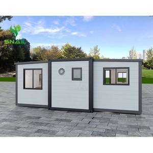 SNAIL 40 pies Canadá resistente al viento plegable expandible casa contenedor <span class=keywords><strong>cabañas</strong></span> casas prefabricadas <span class=keywords><strong>cabañas</strong></span> Casa de construcción - Product Image 1