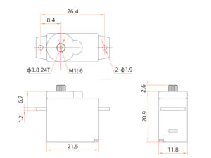 Kpower Vliegtuig Helikopter Micro Robot <span class=keywords><strong>Servo</strong></span> 1kg 5g <span class=keywords><strong>Rc</strong></span> <span class=keywords><strong>Servo</strong></span> Motor 1/24 Micro <span class=keywords><strong>RC</strong></span> Auto - Product Image 6