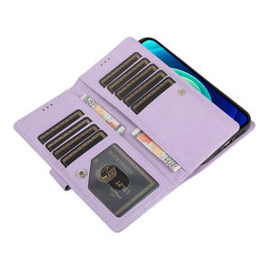 Bling Glitter Flip Wallet Funda de cuero para <span class=keywords><strong>iPhone</strong></span> 17 Todos los modelos y para Samsung S24 Ultra Luxury Women <span class=keywords><strong>Book</strong></span> Phone Cover - Product Image 2