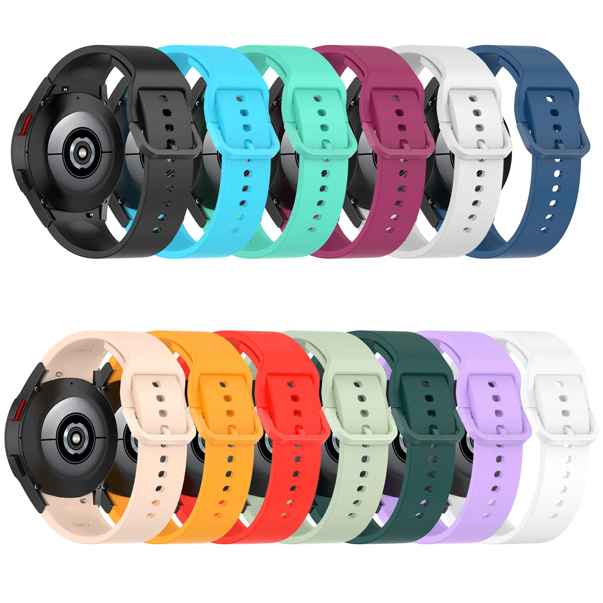 High quality Silicone Strap Sport Bracelet slap wrist band smart watch bands for samsung galaxy watch 4 band