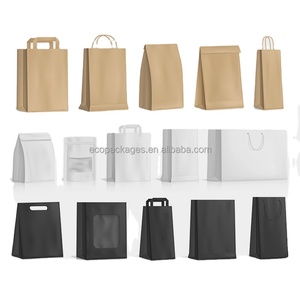 Bolsa de Papel Kraft SOS Personalizada 100% Reciclada de Grado Alimenticio para Baguette, Pan y Pastelería con Impresión de Logotipo - Product Image 6