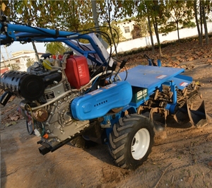 Máquina de zanjado manual con cadena, microcultivador agrícola hidráulico pequeño, máquina de zanjado profundo para huertos y tuberías - Product Image 5