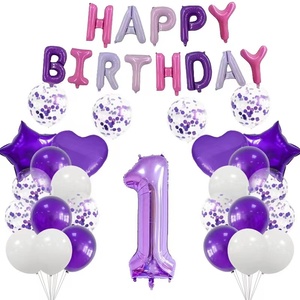 <span class=keywords><strong>Serie</strong></span> oceano palloncino sirena buon compleanno lamina palloncini numero Globos per ragazze compleanno Baby Shower festa decorazioni - Product Image 5