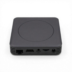 Boîtier <span class=keywords><strong>TV</strong></span> intelligent <span class=keywords><strong>Android</strong></span> 14 Quad Core 1 Go RAM pour films en ligne, Wi-Fi double bande 2.4+5G, décodeur avec télécommande vocale 4K - Stock disponible - Product Image 4