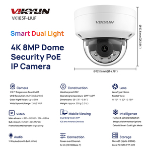 24 Giờ Đầy Đủ Thời Gian Màu Đêm Tương Thích Với Hik Nvr Vision Vỏ Kim Loại Rẻ Nhất 2MP 5mp 8mp Poe <span class=keywords><strong>Bullet</strong></span> <span class=keywords><strong>Ip</strong></span> <span class=keywords><strong>Camera</strong></span> Ngoài Trời - Product Image 6