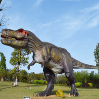 Modèle de dinosaure animatronique simulé électrique de parc d'attractions pour le parc à thème