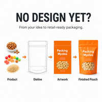 Venta al por mayor de fábrica, Material LDPE a prueba de humedad, logotipo personalizado, papel de aluminio, cremallera resellable, bolsa para alimentos, bolsa con soporte de grado alimenticio