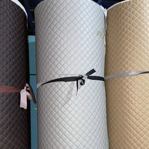 Tissu en cuir synthétique PU PVC matelassé brodé pour sièges <span class=keywords><strong>de</strong></span> <span class=keywords><strong>voiture</strong></span>, pour canapé, pour meubles - Product Image 5