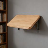 Tables pliantes en bois 40 cm Bureau mural Bureau mural à suspendre contre le mur Comptoir Étagère Table à vin Décoration de la maison