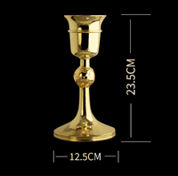 Trophée Religieux Moderne en Métal Coulé de Qualité Supérieure, Finition Plaqué Or, Incrustation de Perles Colorées, Design 3D, Options de Couleurs Personnalisées