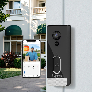 Tuya Wifi Smart wasserdichte Türklingel kamera Fernbedienung Druckknopf Smartphone Kompatibel für Home Security Holztür Wireless - Product Image 1