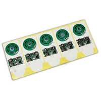 Mini dispositif de carte de voeux musicale sonore avec puce d'enregistrement audio électronique grand public