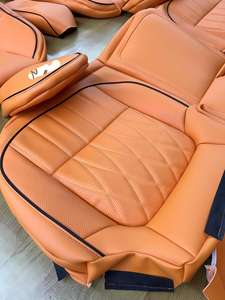 ปลอกหุ้มเบาะรถยนต์หนังแท้กันน้ำ 3 มิติ สีแดง ดำ เทา น้ำตาล สำหรับรถ Porsche Macan ขายส่ง มีสินค้าในสต็อก - Product Image 6